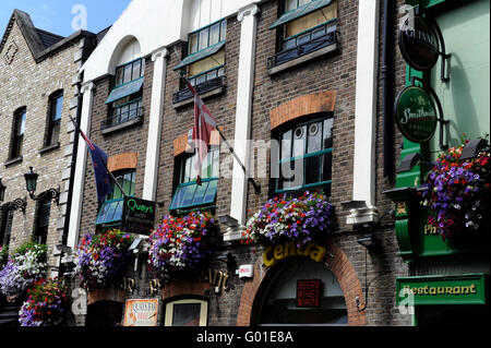 Quays, irlandese ristorante,Temple Bar di Dublino, Irlanda Foto Stock