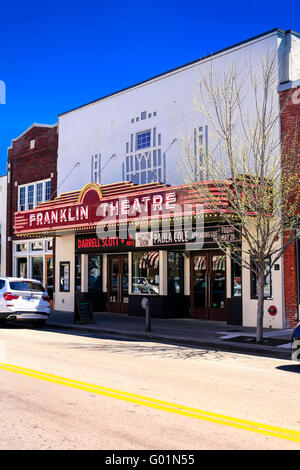 Il Franklin teatro sulla strada principale nel centro di Franklin, Tennessee, circa 21 miglia da Nashville Foto Stock