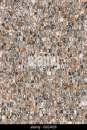 Abstract news letters Foto Stock