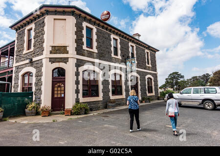 Pullman e cavalli Inn, Clarkefield, Victoria, Australia Foto Stock