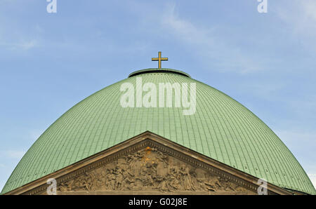 Cupola di San Hedwigs cattedrale Foto Stock