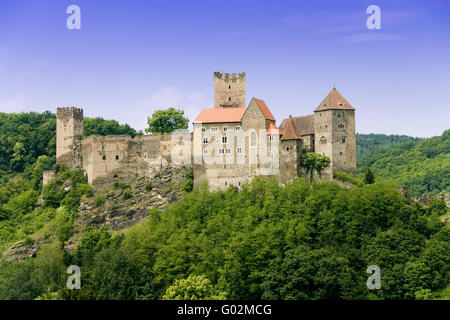 Castello di hardegg Austria Inferiore Foto Stock