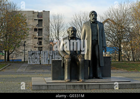 Marx-Engels-Forum Foto Stock