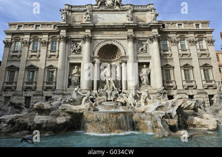 Fontana di Trevi a Roma Foto Stock