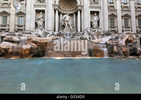 Fontana di Trevi a Roma Foto Stock