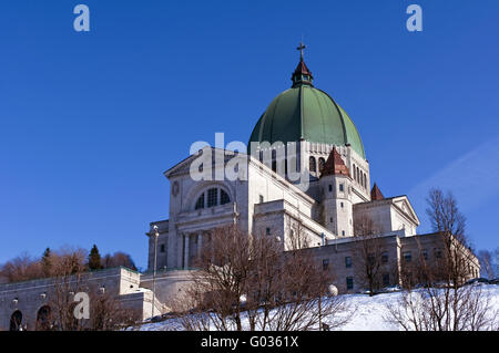 Vista del San Giuseppe Oratorio in Montreal, Cana Foto Stock