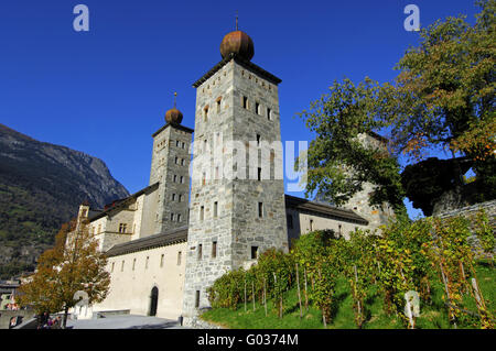 Palace Stockalperpalast, Brig, Svizzera Foto Stock