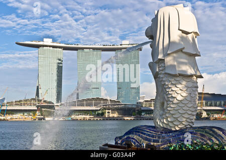 Il Marina Bay Sands, Singapore Foto Stock