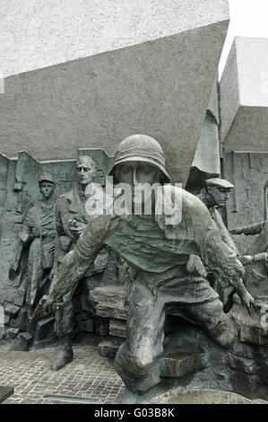 Il monumento della Insurrezione di Varsavia, Polonia Foto Stock