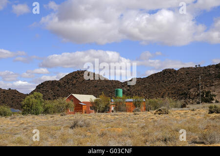 Semi-deserto paesaggio nel Goegap Riserva Naturale Foto Stock