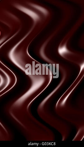 Sfondo astratti dalle onde da marrone seta o Foto Stock