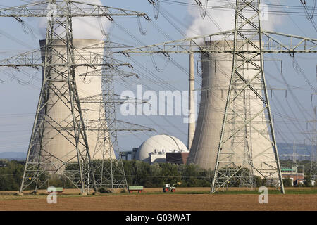 Impianto nucleare Foto Stock