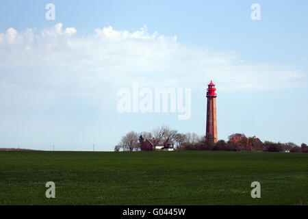 Faro Fehmarn Foto Stock