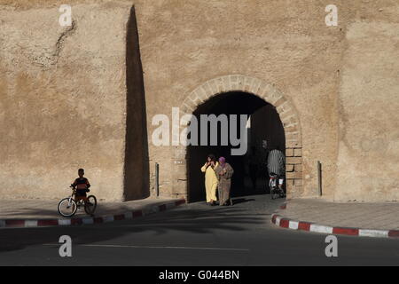 Porta della Cite Portugaise - il portoghese città fortificata di Mazagan. El-Jadida Foto Stock