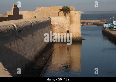 Parete della città portoghese della città fortificata di Mazagan. El-Jadida Foto Stock