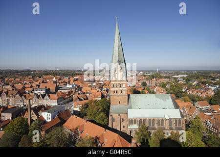 La storica città anseatica di Lüneburg, Germania Foto Stock