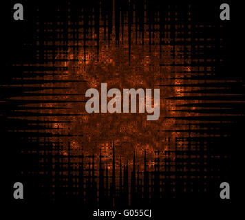 Immagine di nero e marrone sfondo astratto Foto Stock