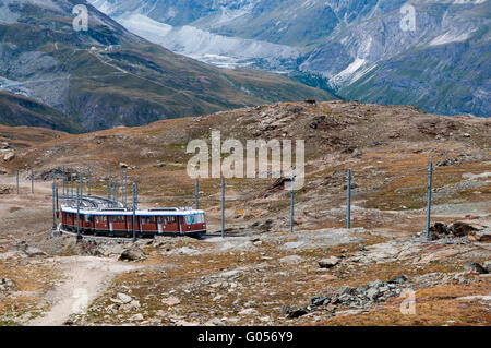 Gornergrat treno Foto Stock