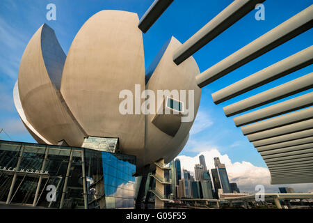 L'arte e il museo della scienza, Singapore Foto Stock