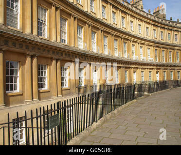 Un esempio di architettura Georgiana nella città di Bath Foto Stock