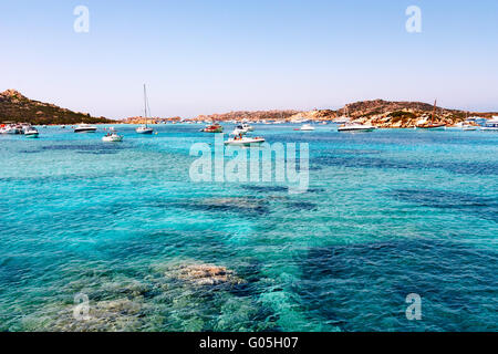 Il Porto della Madonna, tour isola arcipelago di La Maddalena in Sardegna, Italia Foto Stock