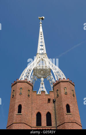 Torre di Waterloo. Quex House. BIRCHINGTON. Kent. In Inghilterra. Regno Unito. Europa Foto Stock
