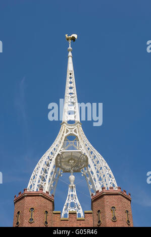 Torre di Waterloo. Quex House. BIRCHINGTON. Kent. In Inghilterra. Regno Unito. Europa Foto Stock