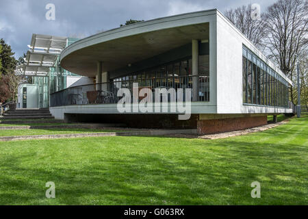 La Glasshouse in giardini Jephson Leamington Spa Warwickshire Foto Stock