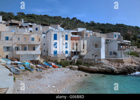 Levanzo Isole Egadi, Trapani, Sicilia, Italia Foto Stock