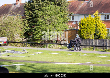 Droitwich, Boat Festival come arrivano le barche per l'evento Foto Stock