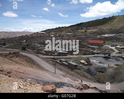 Potosi, Bolivia dove la montagna di argento è Foto Stock