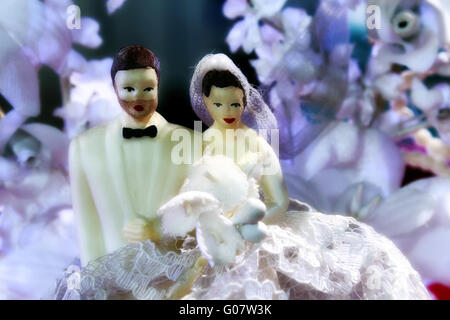 Decorazioni per matrimoni Foto Stock