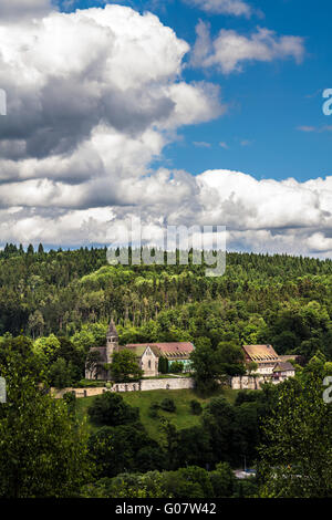 Chiostro di Lorch Foto Stock