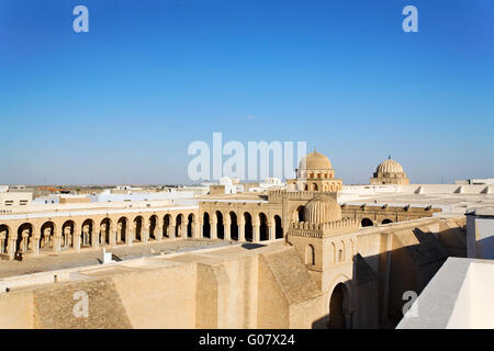 Grande Moschea di Kairouan. Foto Stock