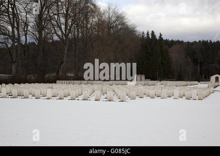 Cimitero di guerra Durnbach Foto Stock