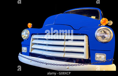 Camion blu Foto Stock