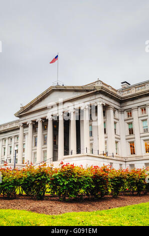 Il Dipartimento del Tesoro edificio in Washington, DC Foto Stock