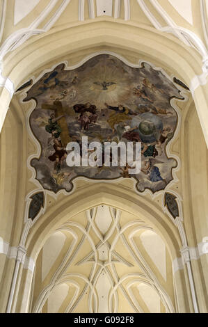 Cattedrale dell'Assunzione di Nostra Signora di Sedlec. Foto Stock