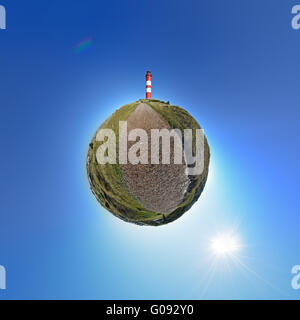 Faro di Amrum Island Foto Stock