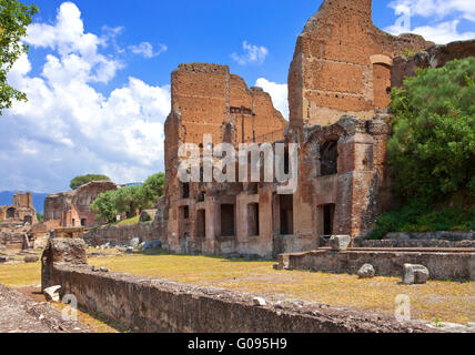 Villa Adriana - rovine di un imperiale Adrian paese Foto Stock