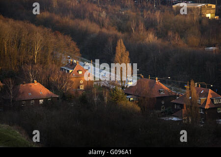 Vista del John Street di Bottrop in Germania. Foto Stock