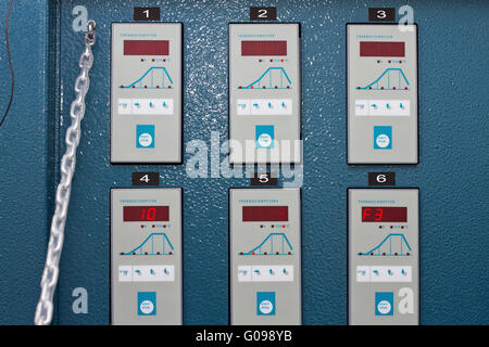 Unità di controllo remoto per il trattamento termico di welde Foto Stock