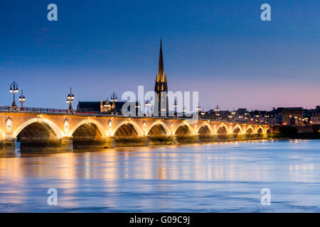 Saint Pierre bridge Foto Stock