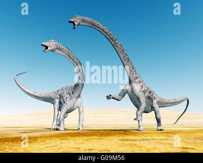 Dinosauro Diplodocus Foto Stock