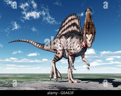 Spinosaurus dinosauro Foto Stock