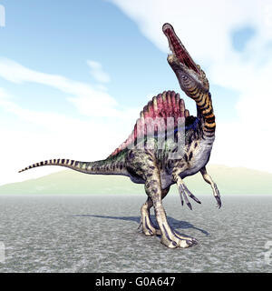 Spinosaurus dinosauro Foto Stock