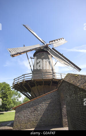 Kriemhildsmill sulle mura della città in Xanten, Germania Foto Stock