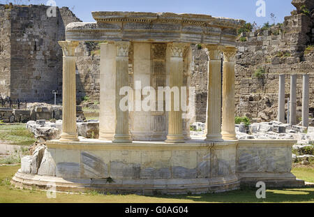 Agorà di lato Foto Stock