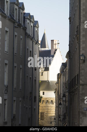 Castello dei Conti di Brittany Foto Stock