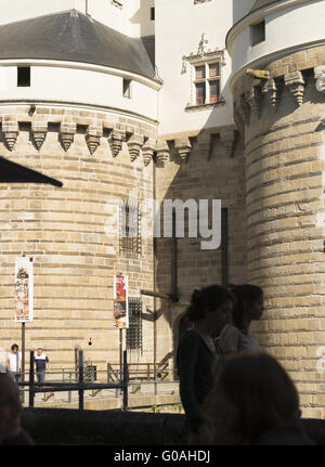 Castello dei Conti di Brittany Foto Stock